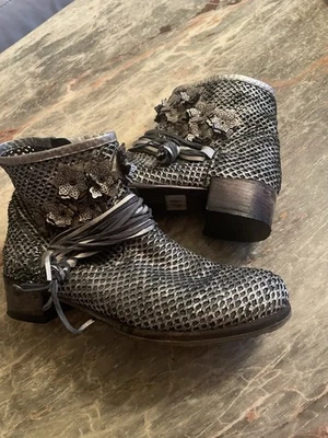 Super Lederboots , silber von Ralph Harrison  Gr.41 - Bild 1 von 4