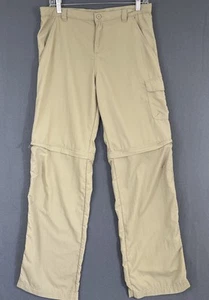 Columbia Boys XL 18-20 Convertible Pants Shorts Khaki Omni Shade Nylon UPF 50 - Picture 1 of 7