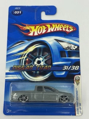 Hot Wheels 2006 First Editions Silver Nissan Titan Slammed Lowrider #31 A18 - Image 1 of 4