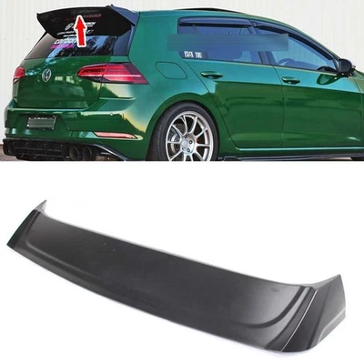 Неокрашенный спойлер на задний багажник из пластика ABS для Volkswagen VW Golf 7 VII MK7.5 GTI D - Изображение 1 из 4