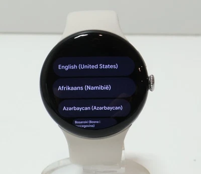 Google Pixel Watch 4 45mm (4G LTE + Bluetooth/WiFi) - Silver - Image 1 of 4