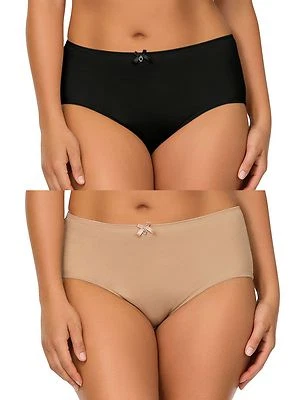 Трусики Affinitas Parfait Jeanie 4803 с высоким вырезом гладкие нейлоновые с бантом S-4XL - Изображение 1 из 4