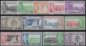 1951 Montserrat George VI 13v. postfrisch SG Nr. 123/35 - Bild 1 von 1