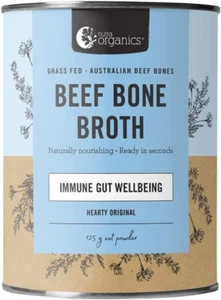 Nutra Organics Beef Bone Broth Hearty Original 125G to Support Immunity, Ener... - Picture 1 of 12