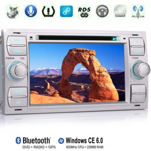 iFreGo 7" HD AUTORADIO GPS Navi DVD Silber Bluetooth Für FORD FOCUS C-MAX FUSION - Bild 1 von 12