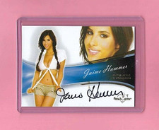 2013 BENCHWARMER JAMIE HAMMER AUTO CARD NRMT-MT