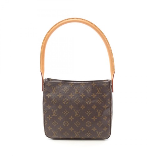 LOUIS VUITTON（LV） Borsa a tracolla Louis Vuitton Looping MM M51146 monogramma tela pelle marrone usata