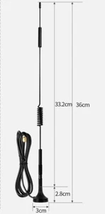 PureTek 5.8dBi 868MHz Lora RP-SMA Macho (Conector Hembra) Magnético Antena Aérea - Bild 1 von 4