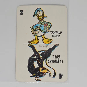 1960's Disney Russell Mini Card Donald Duck #3 | Ferdinand the Bull #4 - Picture 1 of 2