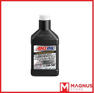 AMSOIL Signature Series SAE 5W-50 Synthetic Motor Oil 946 ML - AMRQT - Foto 1 di 1