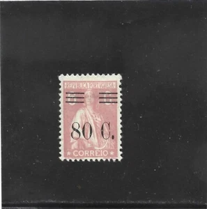 PORTUGAL CERES SURCHARGED 80 c. /6 c. (1928-29) MH - Picture 1 of 1