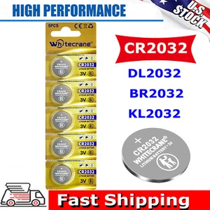 New 5 x Lithium Battery 3V CR2032 Remote Button Cell Watch For Toys LED Light US - Picture 1 of 9