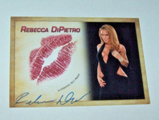 2021 Collectors Expo Model Rebecca DiPietro Autographed Kiss Card