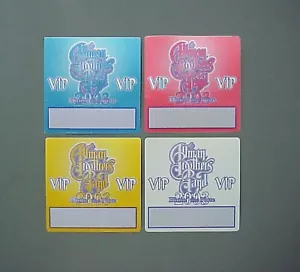 Allman Brothers satin backstage passes 4 squares Hittin' the Note VIP - Picture 1 of 1