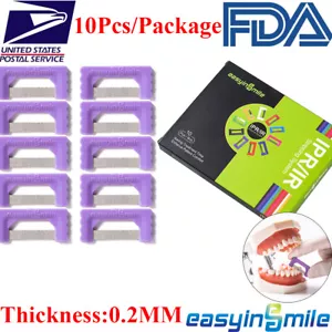 Tiras de esmalte de reducción interproximal de ortodoncia dental DPI 0,2 MM 10 piezas - Imagen 1 de 7