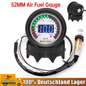 12V 2-in-1 Digitaler Luft-Kraftstoff-Verhältnismesser Kit 52MM mit O2-Sensor - Bild 1 von 14