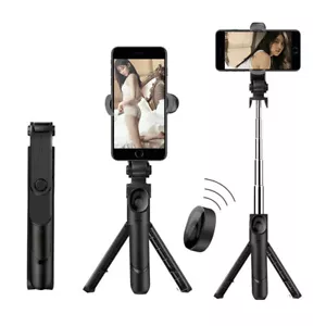 Remote Selfie Stick Tripod Extended Monopod for Samsung Galaxy S21 S20 iPhone 12 - Picture 1 of 10