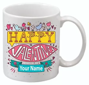 Personalized Valentine's Day Mug Glass - Foto 1 di 2