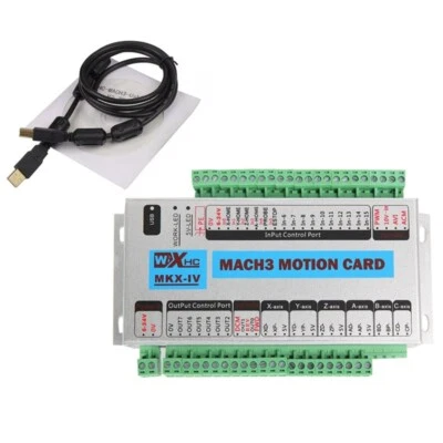Scheda USB Motion Control Interfaccia CNC Breakout Board 2000khz Mk4 Mach3 4 Assi - Immagine 1 di 4