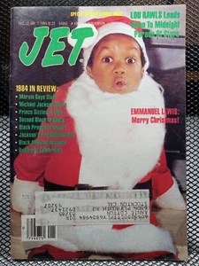 Santa Claus Emmanuel Lewis Christmas Black Interest Vtg Jet Magazine Jan 7, 1985 - Picture 1 of 1