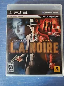 L.A. Noire Sony PlayStation 3 PS3 Black Label COMPLETE - Picture 1 of 5