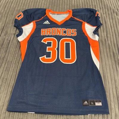 Adidas Denver Broncos Jersey Youth Large Blue #30 Mesh Practice On Field - Image 1 of 4
