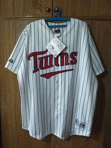 Minnesota Twins Majestic MLB Jersey #7 Joe Mauer Baseball Shirt Men Size 2XL - Picture 1 of 10