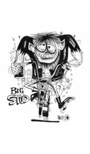 BIG STUD - ED "BIG DADDY" ROTH (MOUSE) MONSTER RAT KARTE - Bild 1 von 1