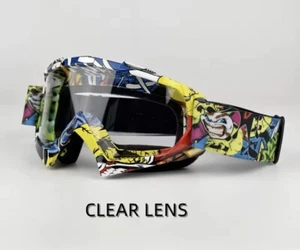 Mascherina Occhiali Per Moto Da Cross Enduro Quad Pit Bike Sci Snowboard - Imagen 1 de 1