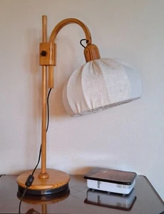 Große alte DOMUS Tischlampe Leuchte Danish Design Vintage 70er - Bild 1 von 21