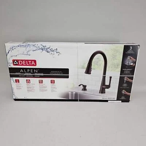 New Delta Alpen Pull-Down Kitchen Faucet 19814Z-RBSD-DST - Picture 1 of 1
