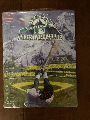New 1998 OFFICIAL ALL STAR GAME PROGRAM - COORS FIELD COLORADO ROCKIES - Image 1 of 2