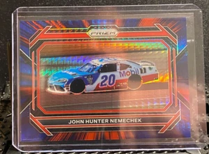 John Hunter Newmechek  2023 Prizm  * Rides * Hyper Prizm Red and Blue # 13  - Picture 1 of 2