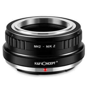 K&F Concept Lens Adapter for M42 Screw Lenses to Nikon Z Mount Camera Body Z6 Z7