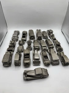 The Danbury Mint Rolls Royce 1:43 Scale Pewters Cars Lot Of 21 - Picture 1 of 20