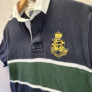 Camisa de Rugby Polo Ralph Lauren Para Hombres Mediana Bloque de Color Big Pony Cresta Corona Dorada - Imagen 1 de 19