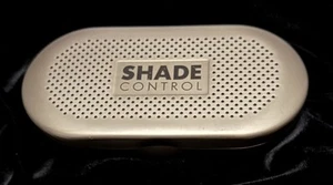 The Shade Control Clip- On Sunglass Metal Oval Case LxWxH. 5.25”x2.5”x .75” - Picture 1 of 3