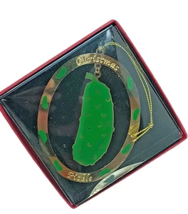 Christmas Pickle Ornament Tom Pollard Design New 3.5 inch - Picture 1 of 9