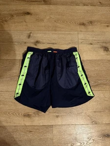 Nike Herren blau gefütterte Laufshorts Größe Large Dri-Fit mit Kordelzug - Bild 1 von 3