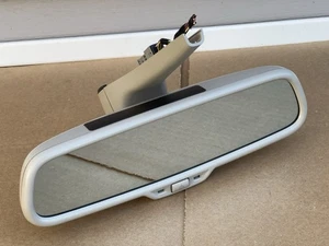 05-11 AUDI A4 S4 A6 S6 RS6 Q7 Q5 REAR VIEW MIRROR COMPASS AUTO DIM DIMMING GRAY - Picture 1 of 5