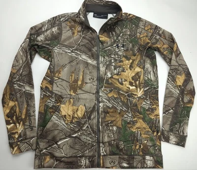 Small Under Armour Threadborne Realtree XTRA Camo Shell Jacket Men's Full Zip - Image 1 of 4