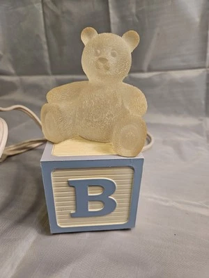 Lámpara de luz nocturna de oso de peluche vintage ¡FUNCIONA! Foto 1 de 4