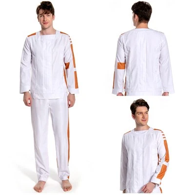 Disfraz de Cassian Andor Cosplay Top Pantalones Prisión Uniforme Halloween Ropa Deportiva Para Hombres Foto 1 de 4