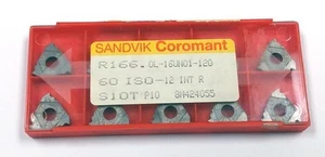 R166.0L-16UN01-120 S10T Sandvik Coromant (Pack of 10) Internal Threading Insert - Picture 1 of 1