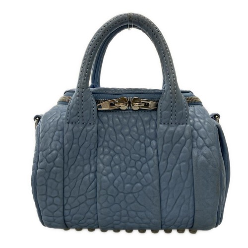 Mini Rocky 2099S0026L originale Alexander Wang in pelle blu chiaro borsa a mano