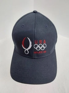 2008 Beijing USA Olympics Adjustable Blue Cap - Picture 1 of 2