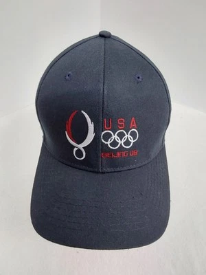 2008 Beijing USA Olympics Adjustable Blue Cap - Image 1 of 2