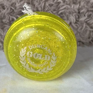 Duncan Gold Award Clear Yellow w/ Gold Metal Flakes Yo-Yo Toy YoYo Yo Yo - Bild 1 von 10