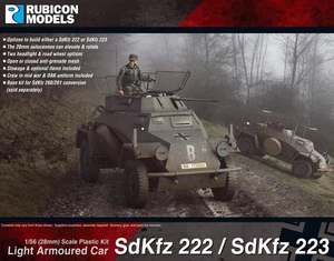 Rubicon Models Sd.Kfz. 222 / 223 Light Armoured Car 1/56 28mm Germany WWII Axis - Picture 1 of 1