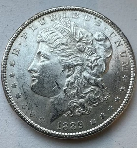 1889-P Morgan Silver Dollar - INV#7825 - Picture 1 of 2